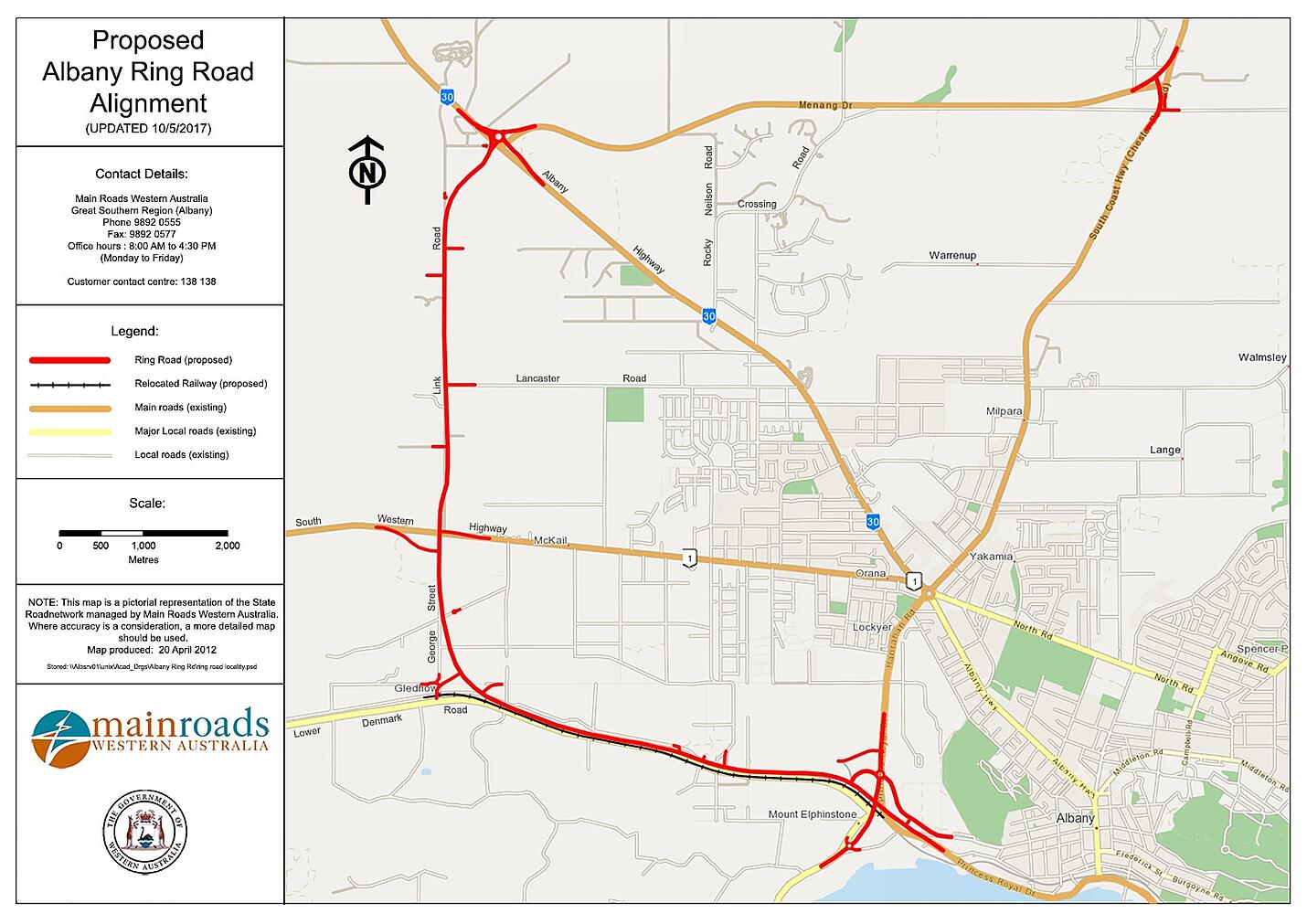 Albany road projects in WA given the construction goahead